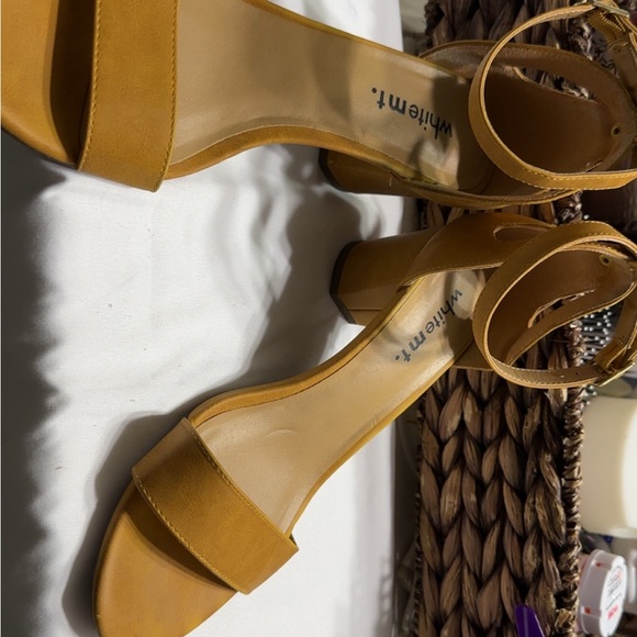 White Mountain Women's Mustard Sandals - Picture 3 of 3